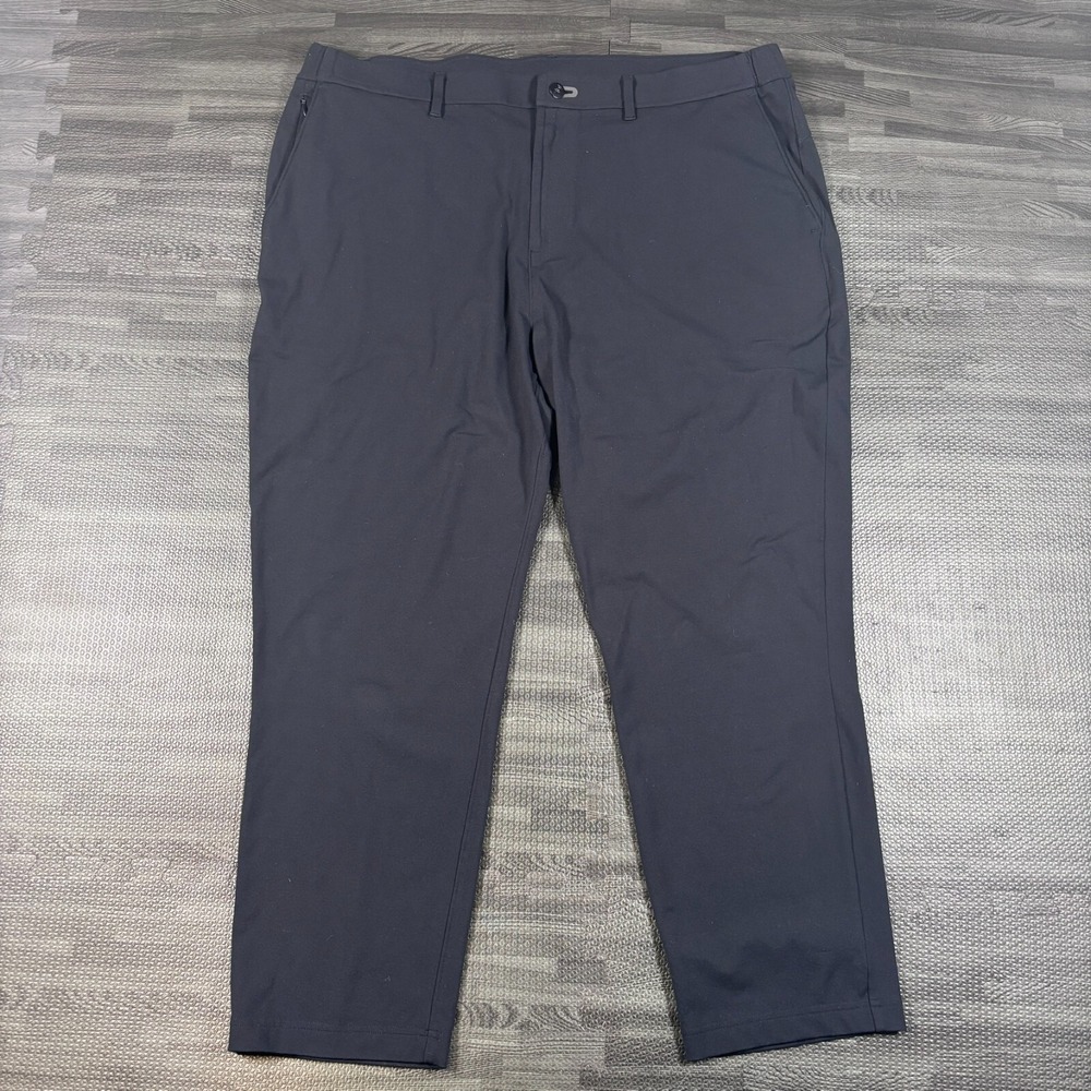 Public Rec Performance Pants Mens 42x28 Black Gamechanger Golf Active Causal